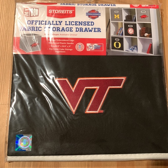 NWT Virginia Tech Storage Bin - Picture 5 of 5